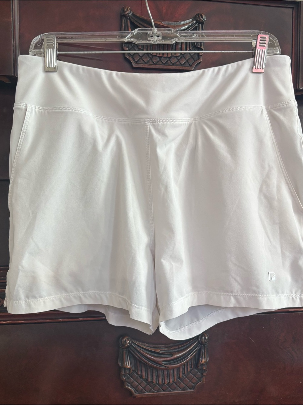 Fila White Athletic Shorts